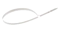 Бандаж (стяжка) для кабеля белый